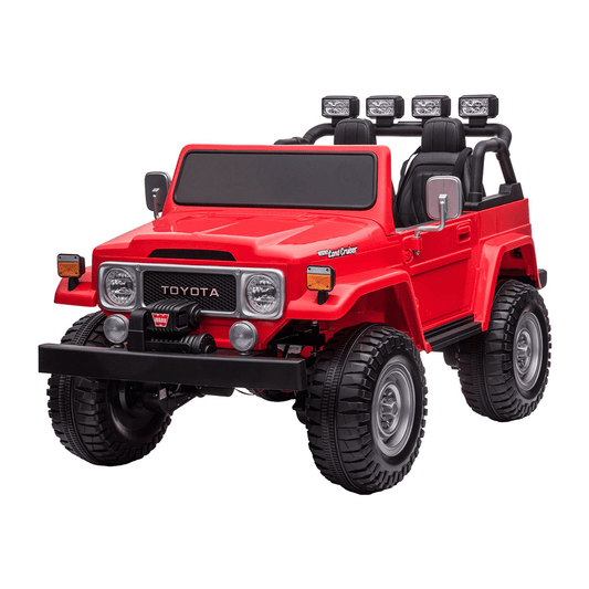 Kahuna Licensed Toyota FJ-40 12v Kids Electric Ride On - Red